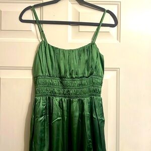 A&F midi dress with front slit in size M, NWT.